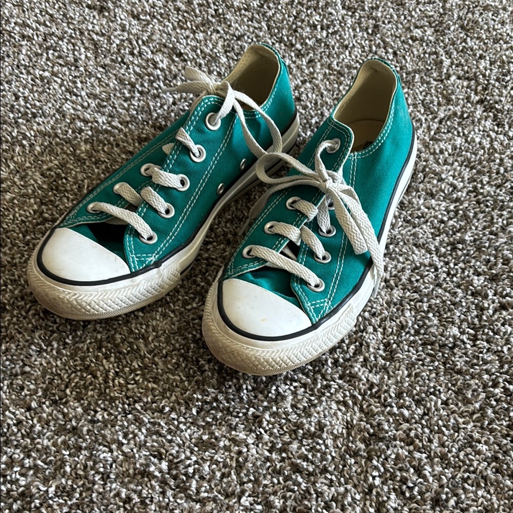 Converse Green and White Chuck Taylor All-Star Sneakers